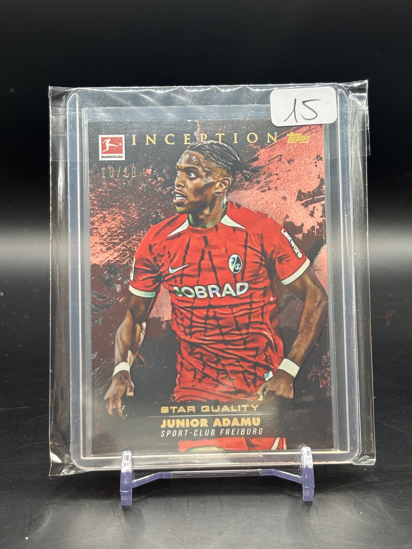 2024/25 Topps Inception Junior Adamu Black 10/10