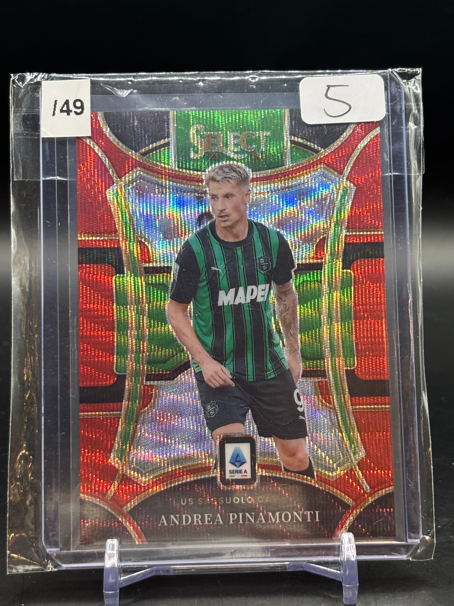2023/2024 Panini Select Serie A Soccer US Sassuolo Calcio Andrea Pinamonti 26/49