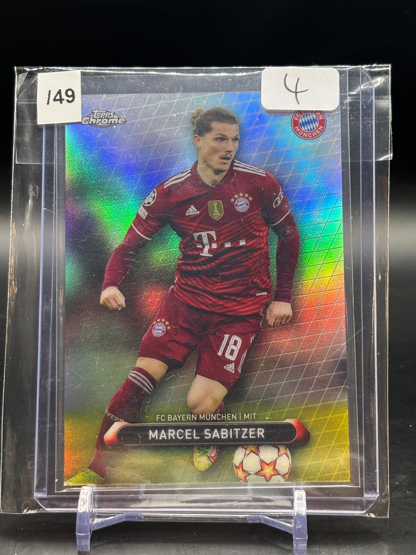 Topps Chrome Soccer FC Bayern München Marcel Sabitzer 28/49