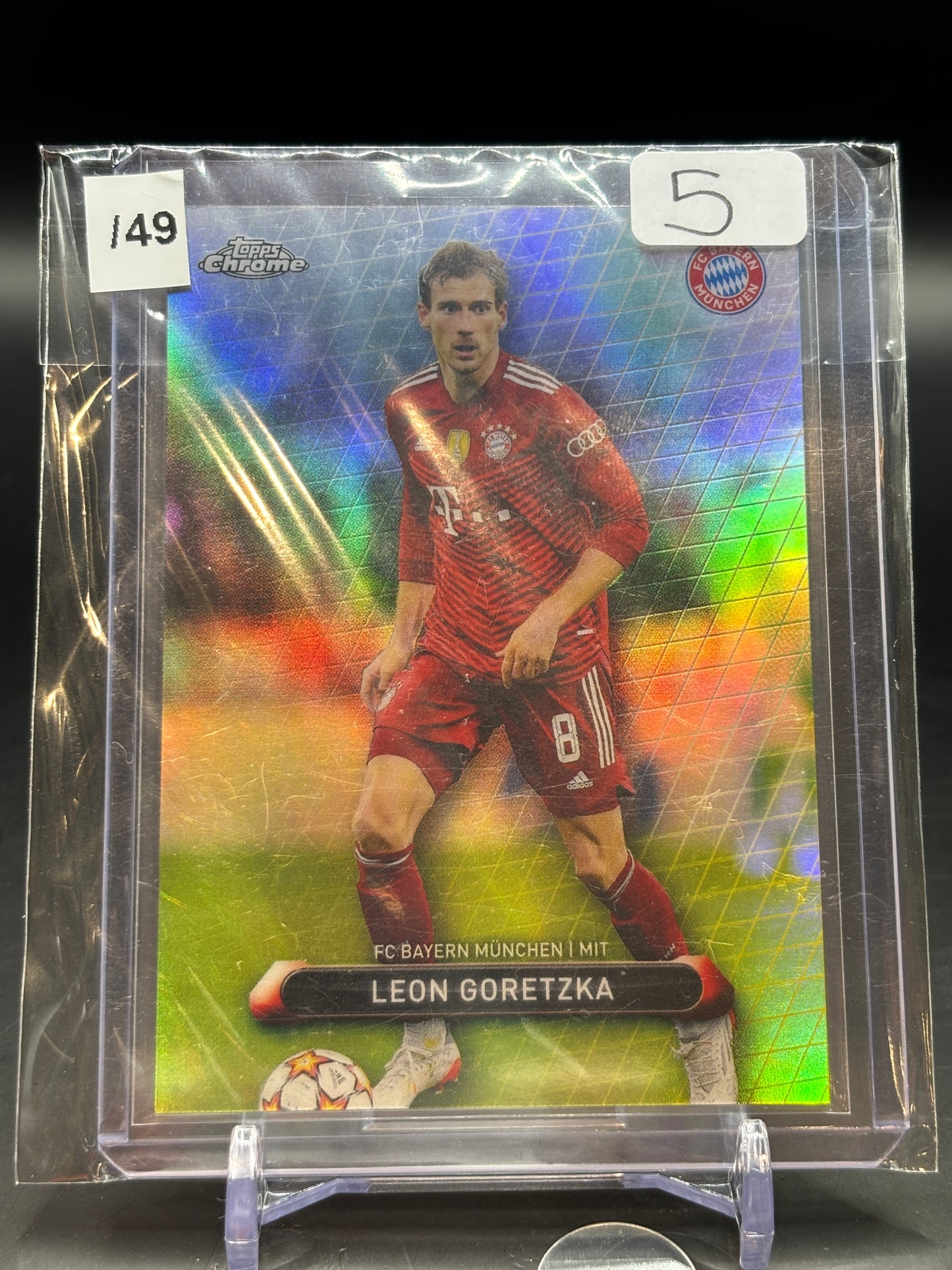 Topps Chrome Soccer FC Bayern Munich Leon Goretzka 41/49