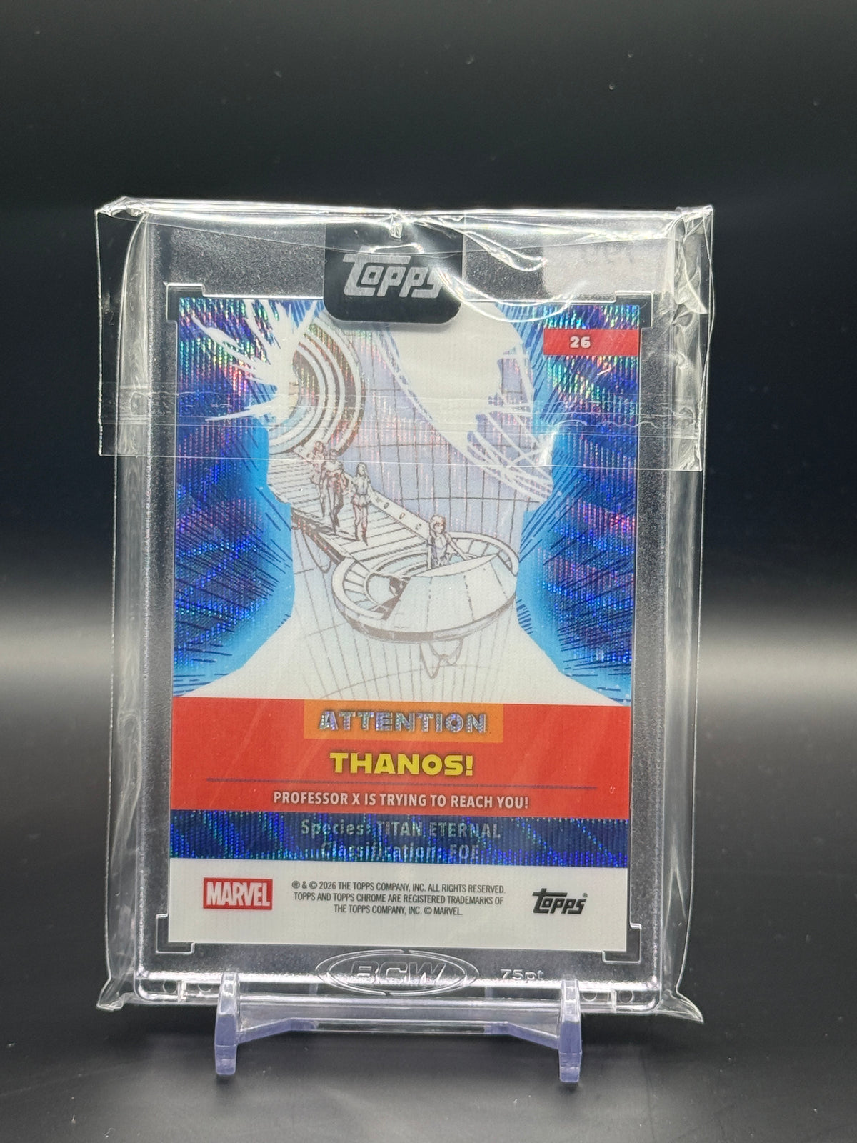 2026 Topps Mint Marvel Thanos Cerebro 21/99