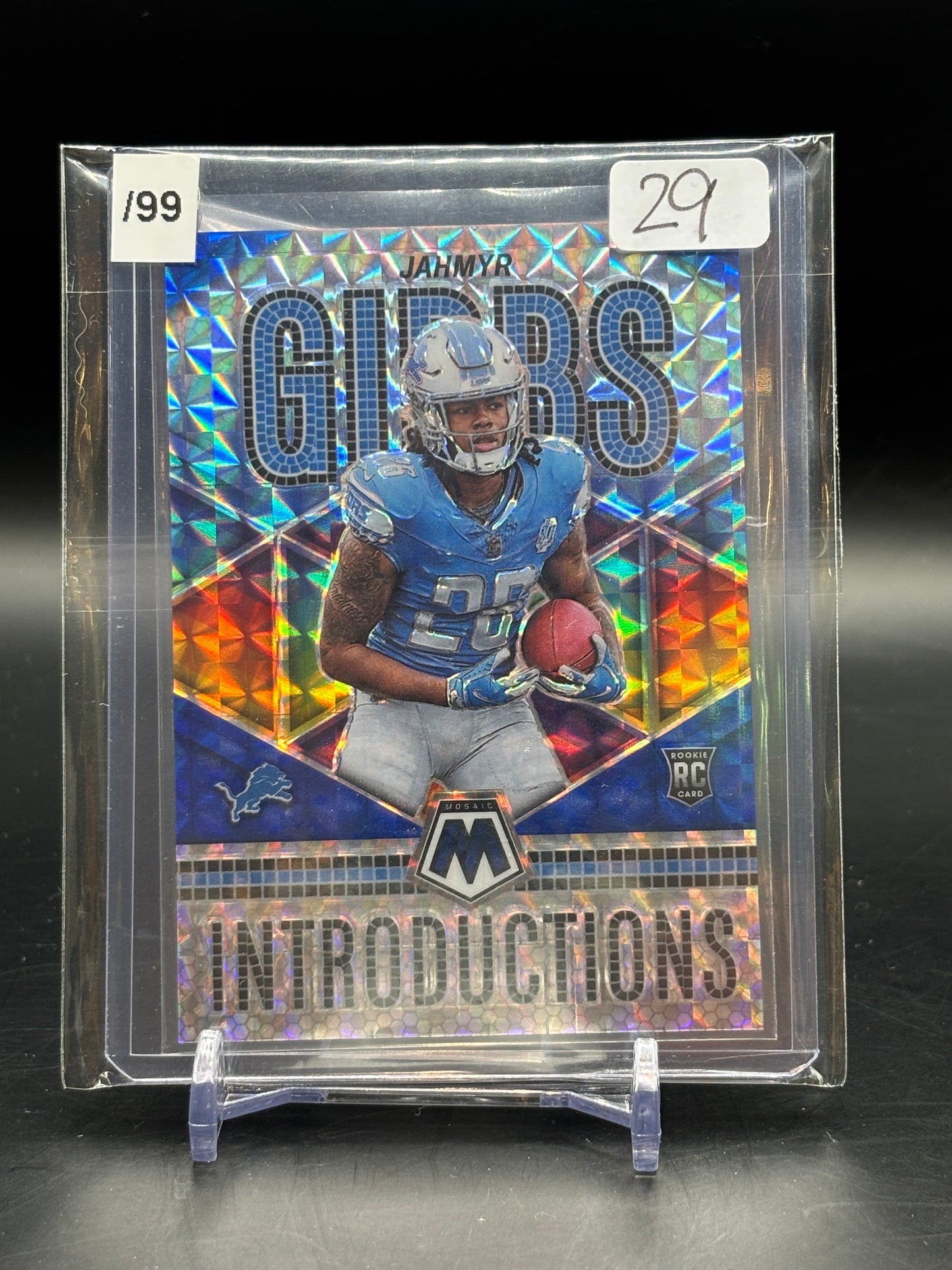 2023 Panini Mosaic NFL Detroit Lions Jammer Gibbs 59/99