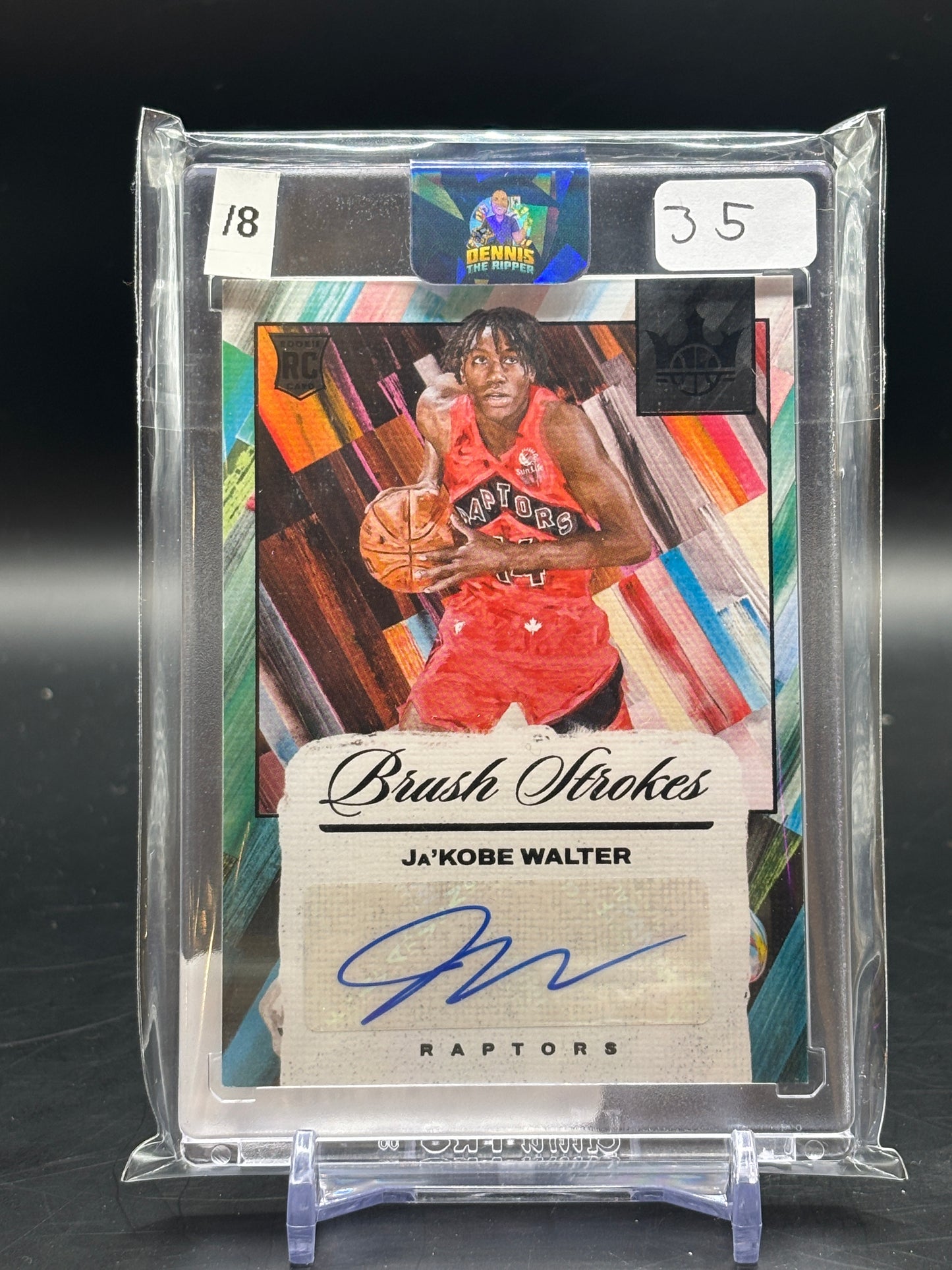 2024/25 Panini America Brush Strokes Ja'Kobe Walter 6/8