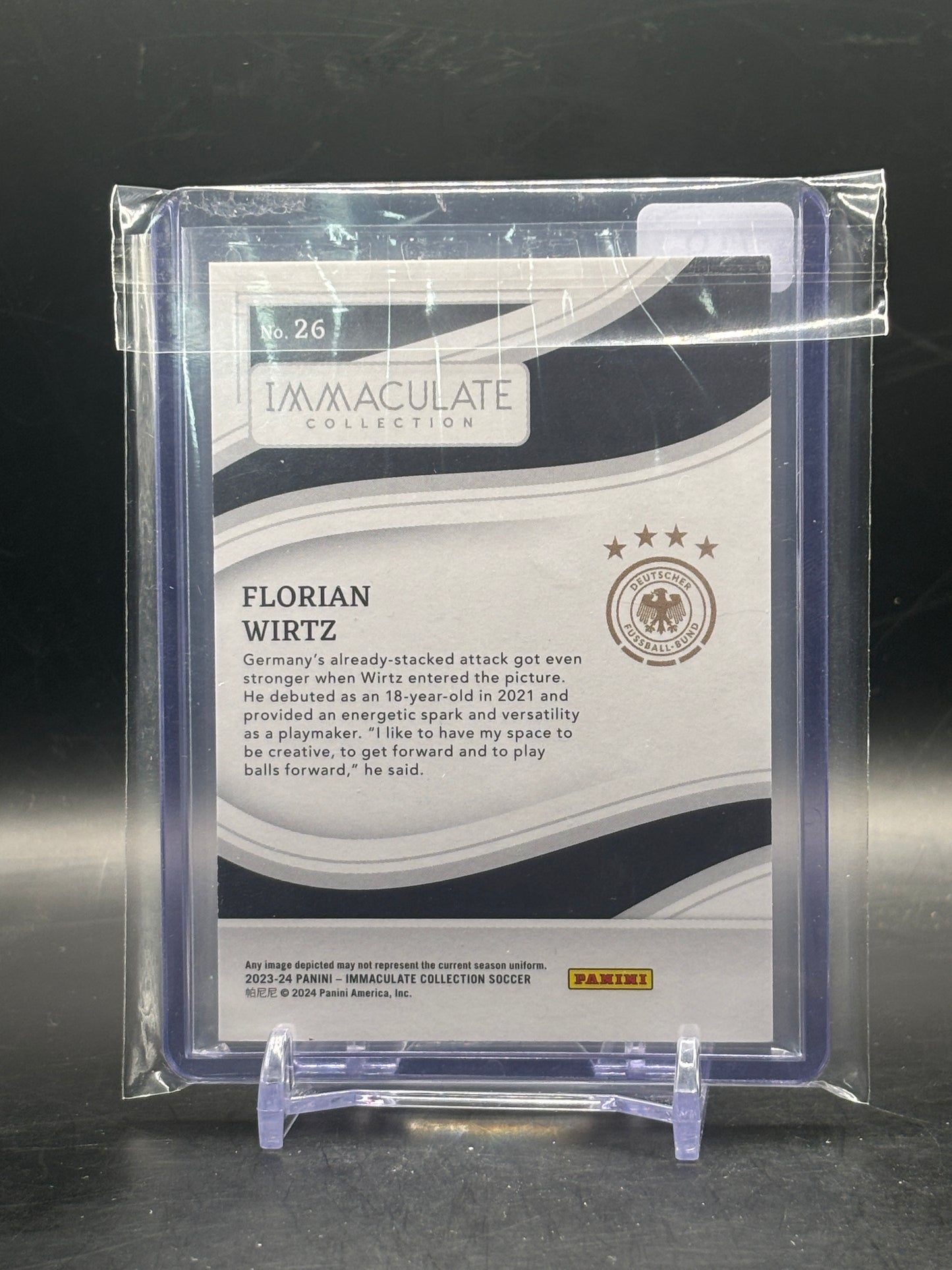 2023-24 Panini Immaculate Soccer Florian Wirtz Germany Red 02/19