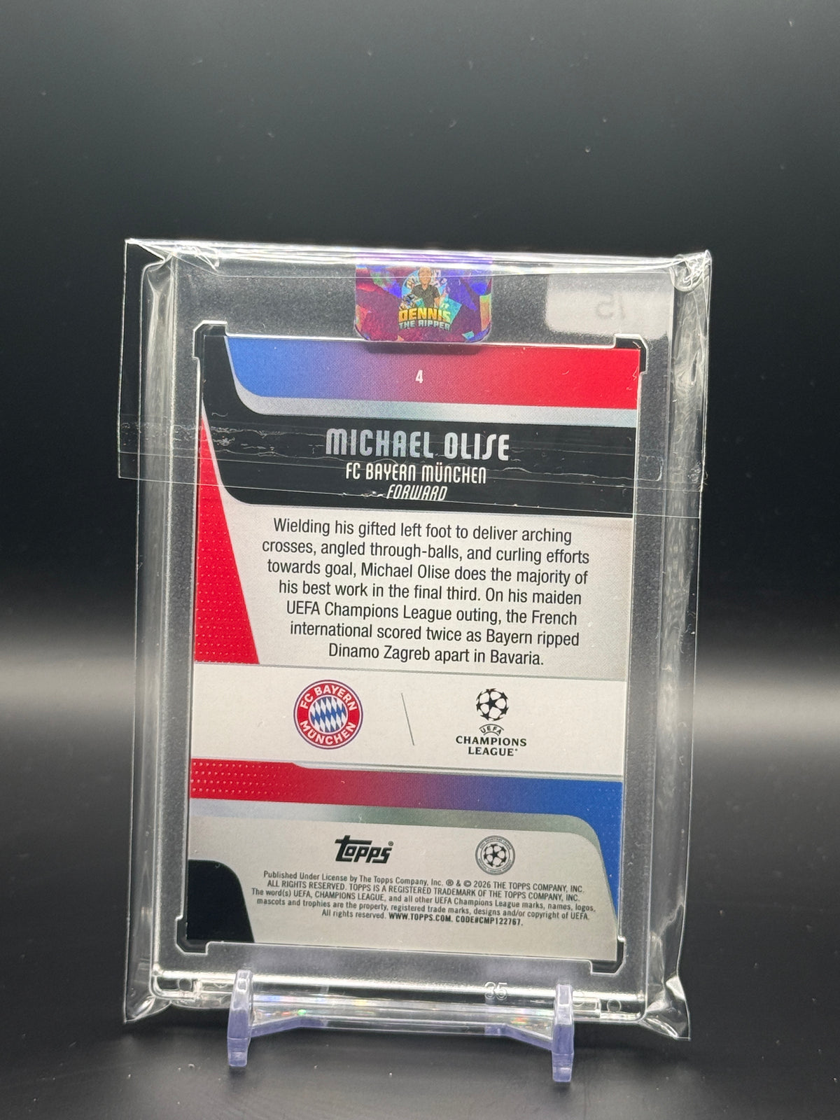 2025-26 Topps Carnaval UCC Michael Olise FC Bayern München Red 5/5