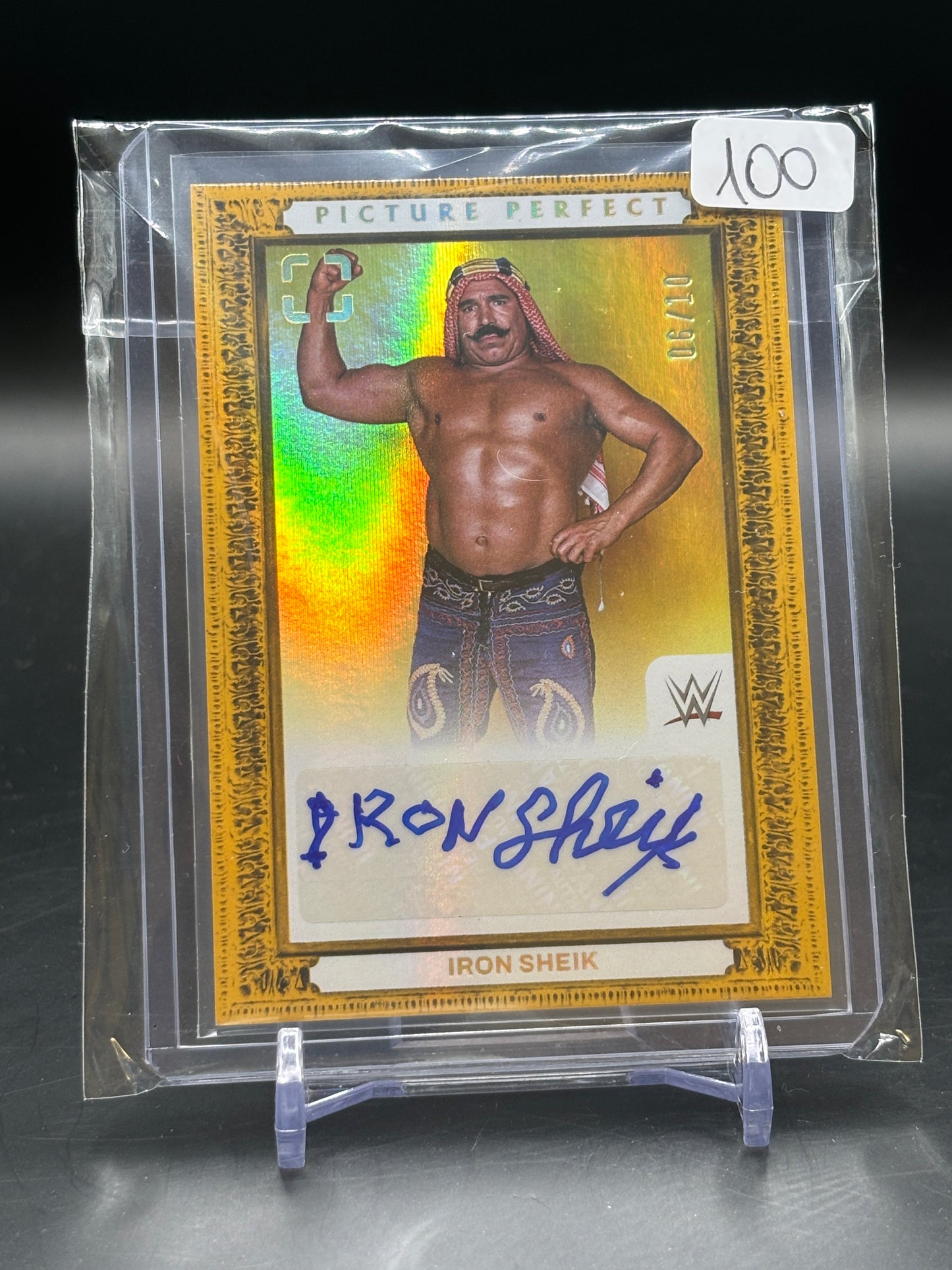 2024 Panini Photogenic Iron Sheik Gold Picture Perfect Auto 06/10