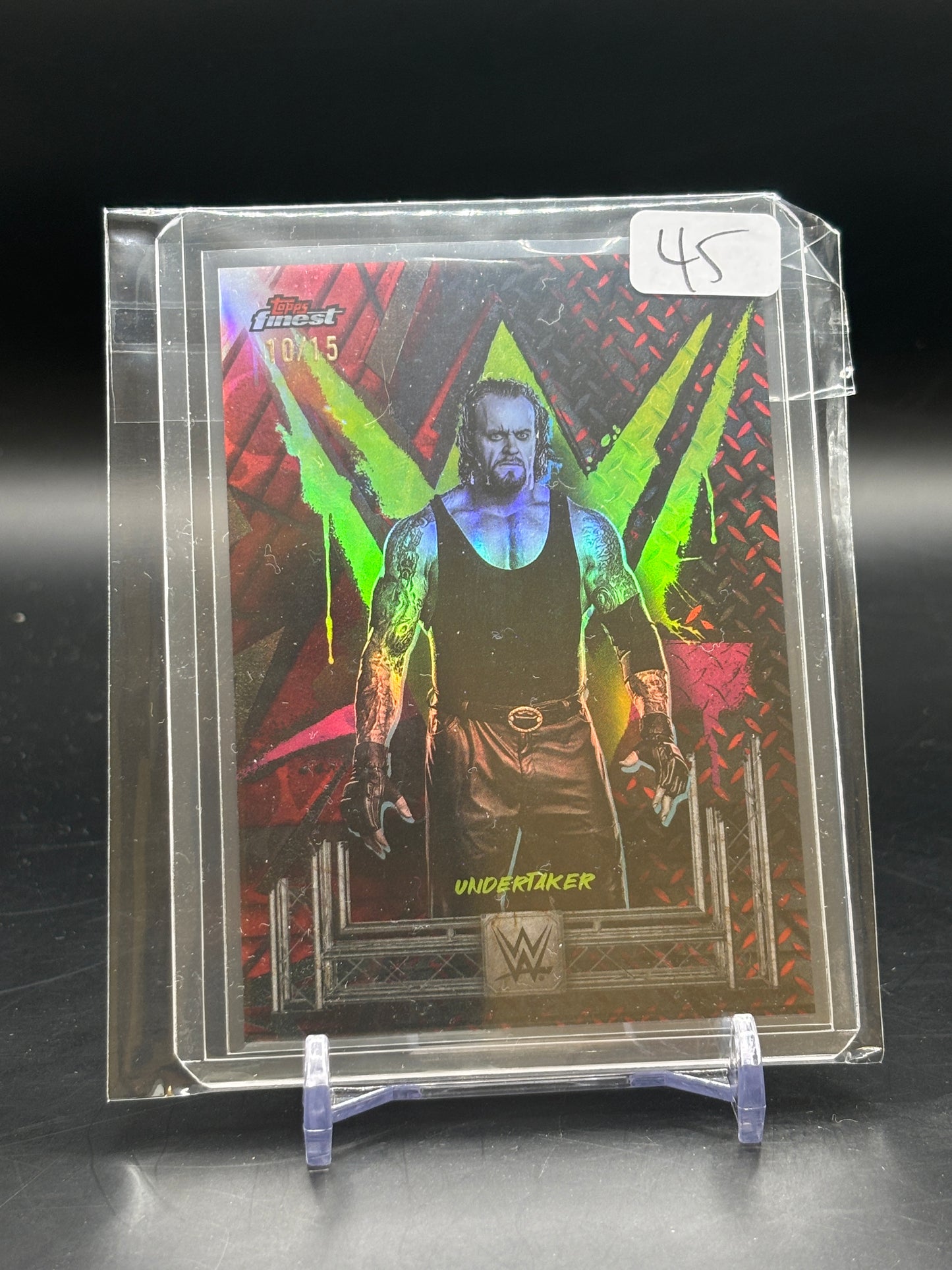 2025 Topps Finest Undertaker Red Uncommon 10/15