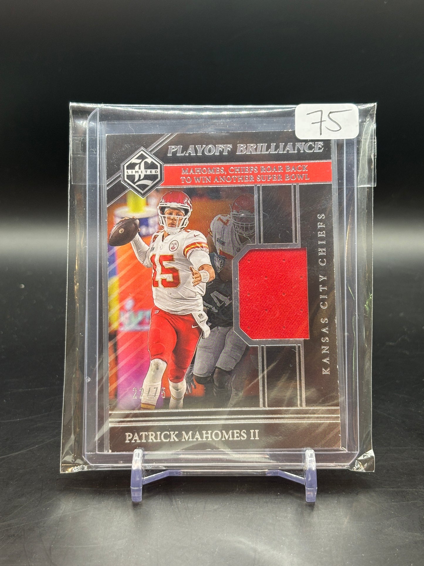 2023 Panini Limited Patrick Mahomes Relic 22/75