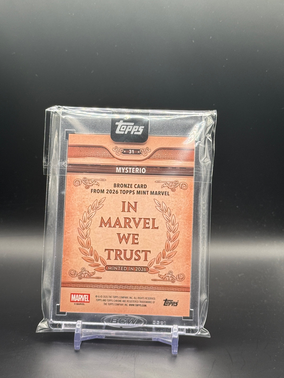 2026 Topps Mint Marvel Mysterio 090/100