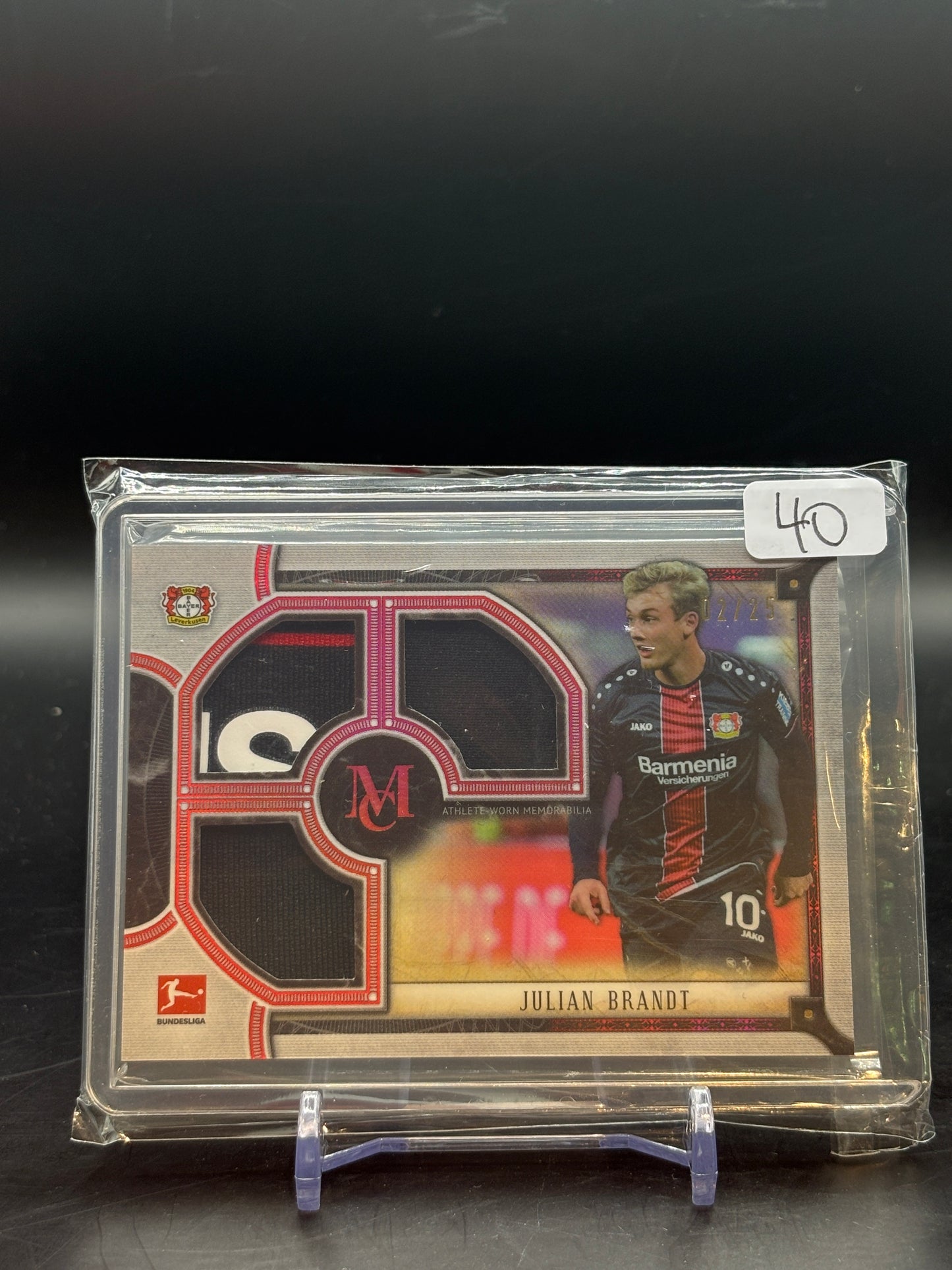 2018/19 Topps Museum Julian Brandt Triple Relic 02/25