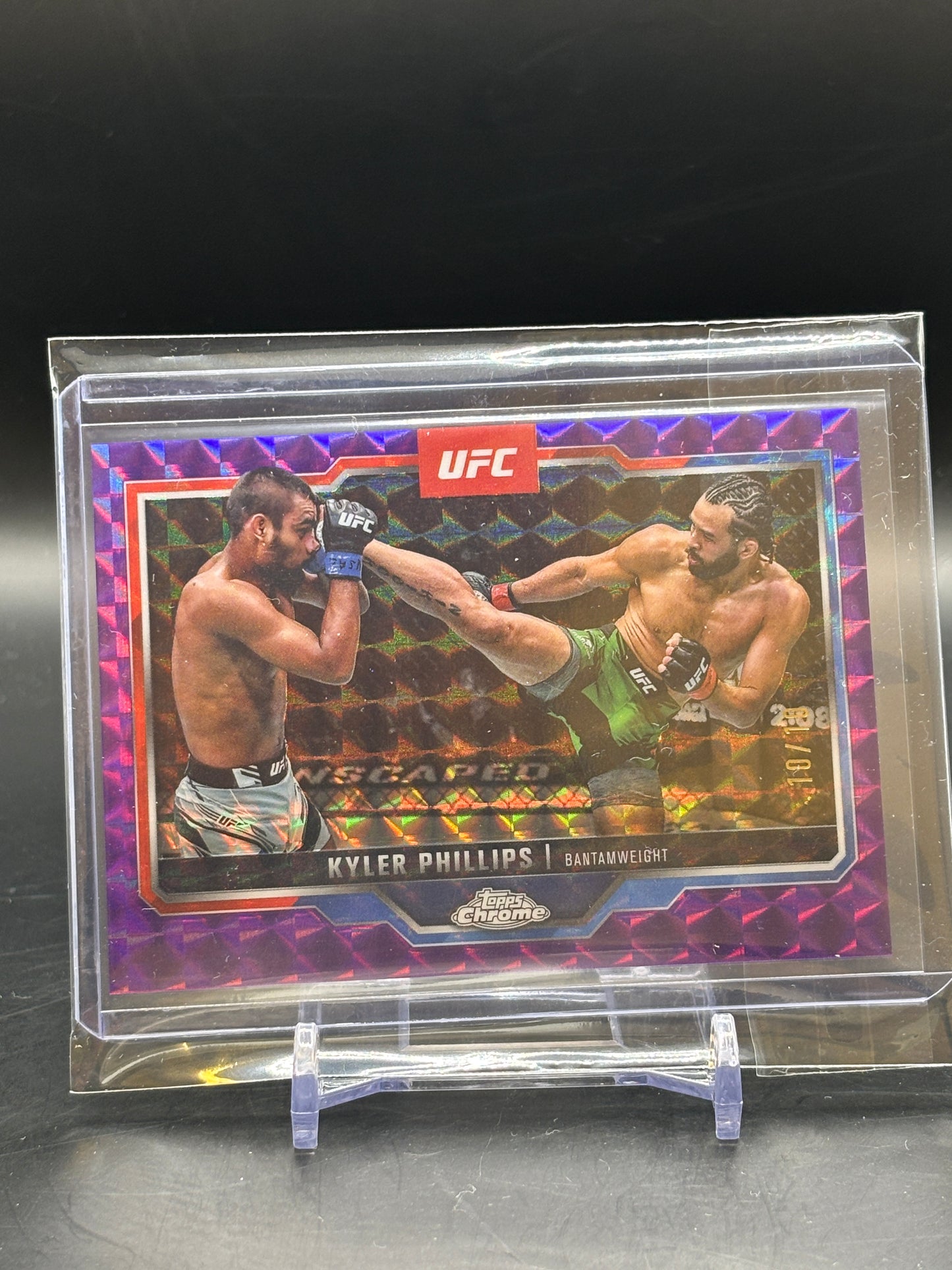 2025 Topps Chrome Kyler Phillips Purple 10/10