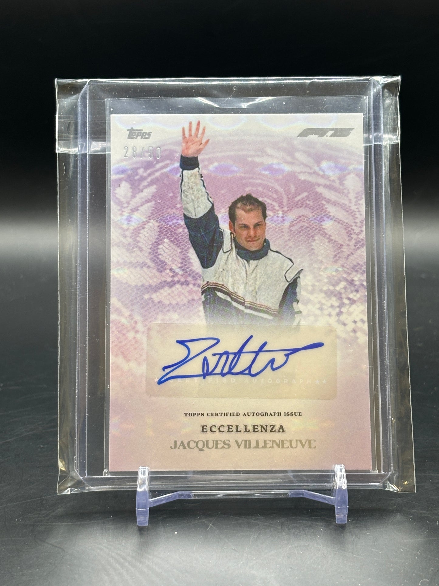 2025 Topps Eccellenza F1 Jacques Villeneuve Car 28/50