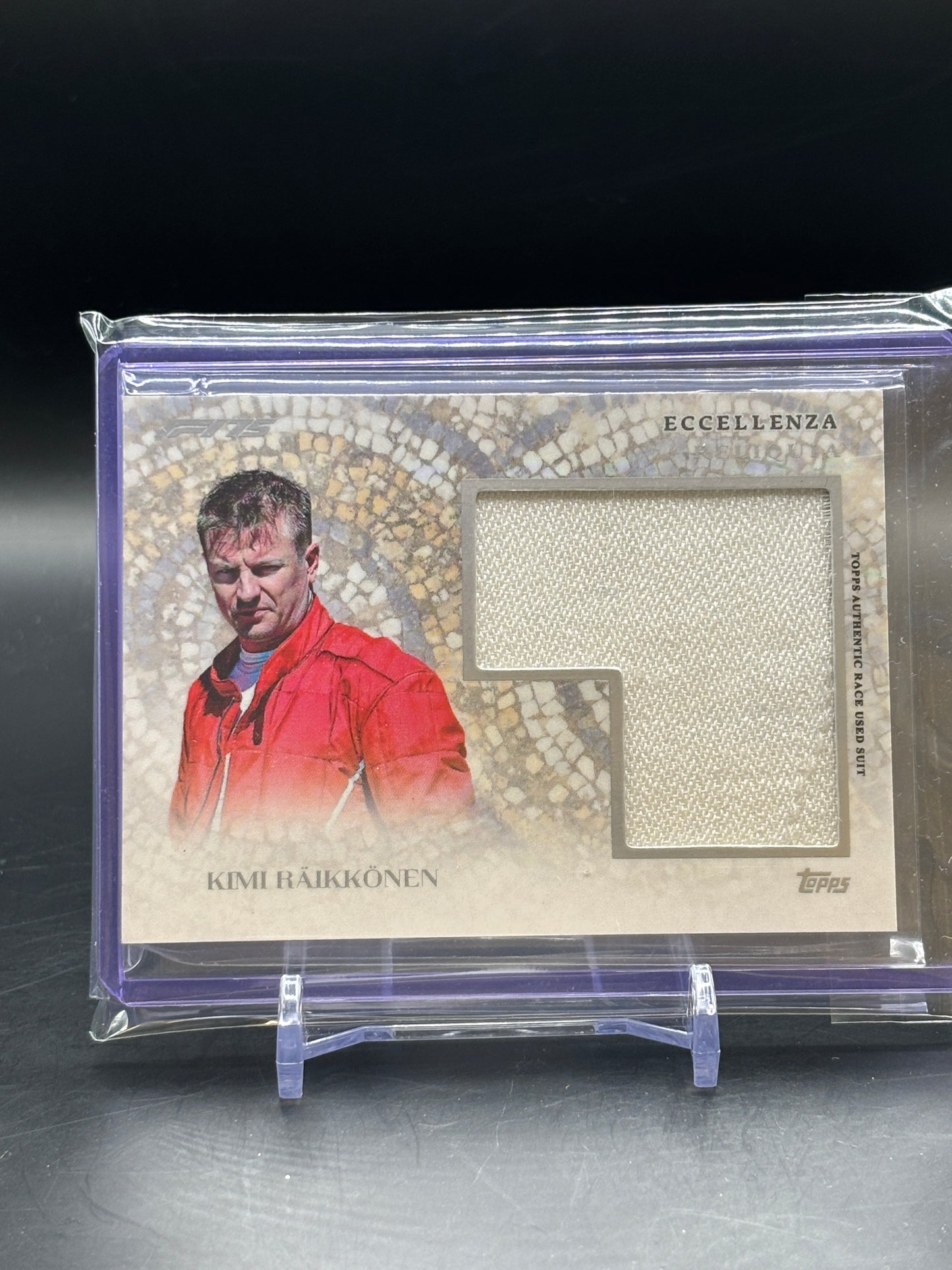 2025 Topps Eccellenza Kimi Raikkonen patch