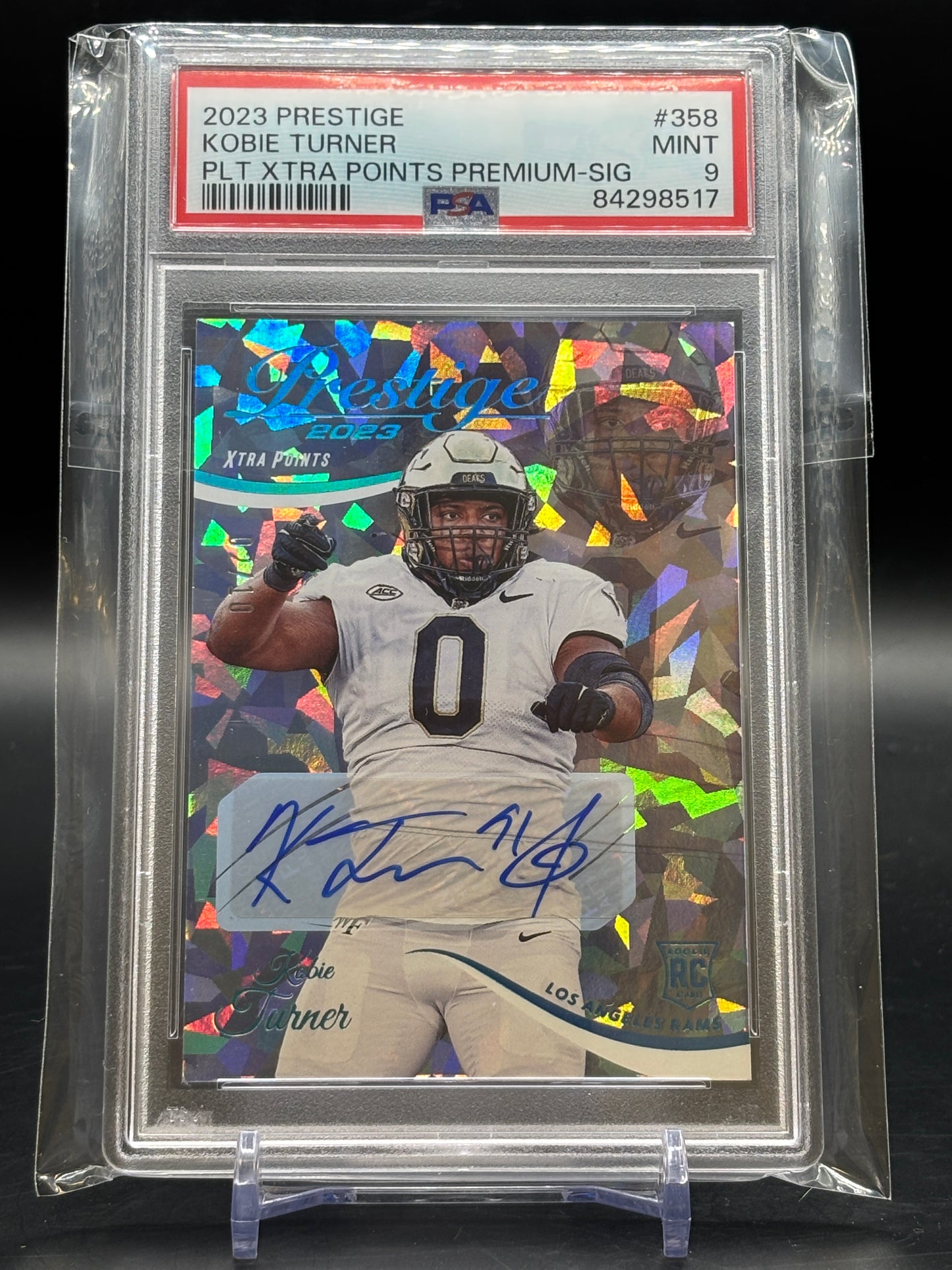 2023 Panini Prestige Kobie Turner Auto 02/10 PSA 9 84298517
