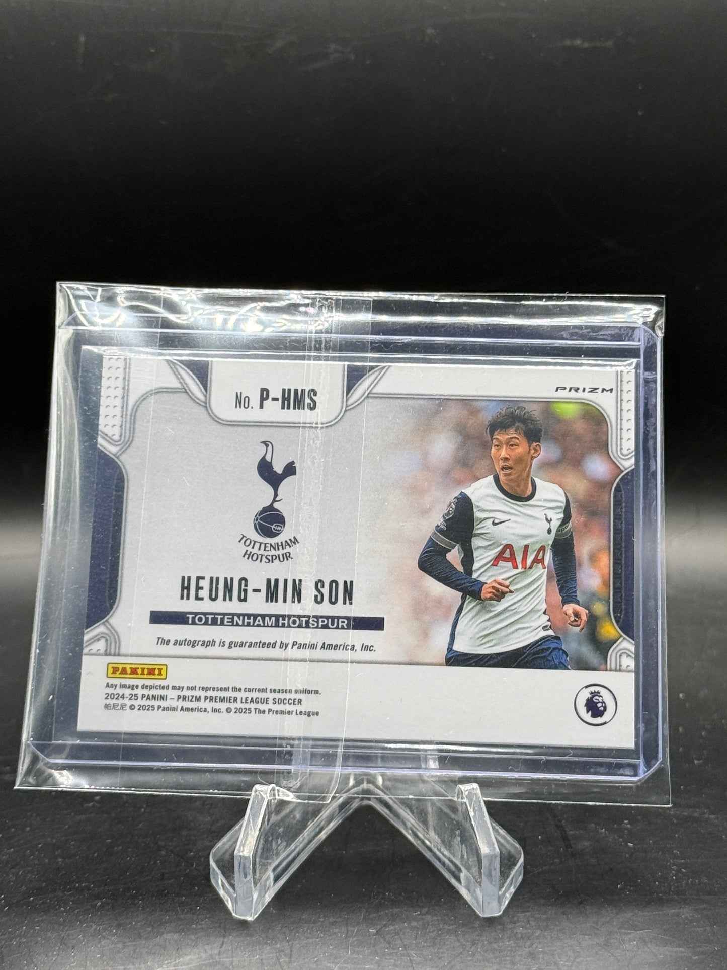2024-25 Panini Prizm Premier League Heung-Min Son Tottenham Hotspur Penmanship Auto