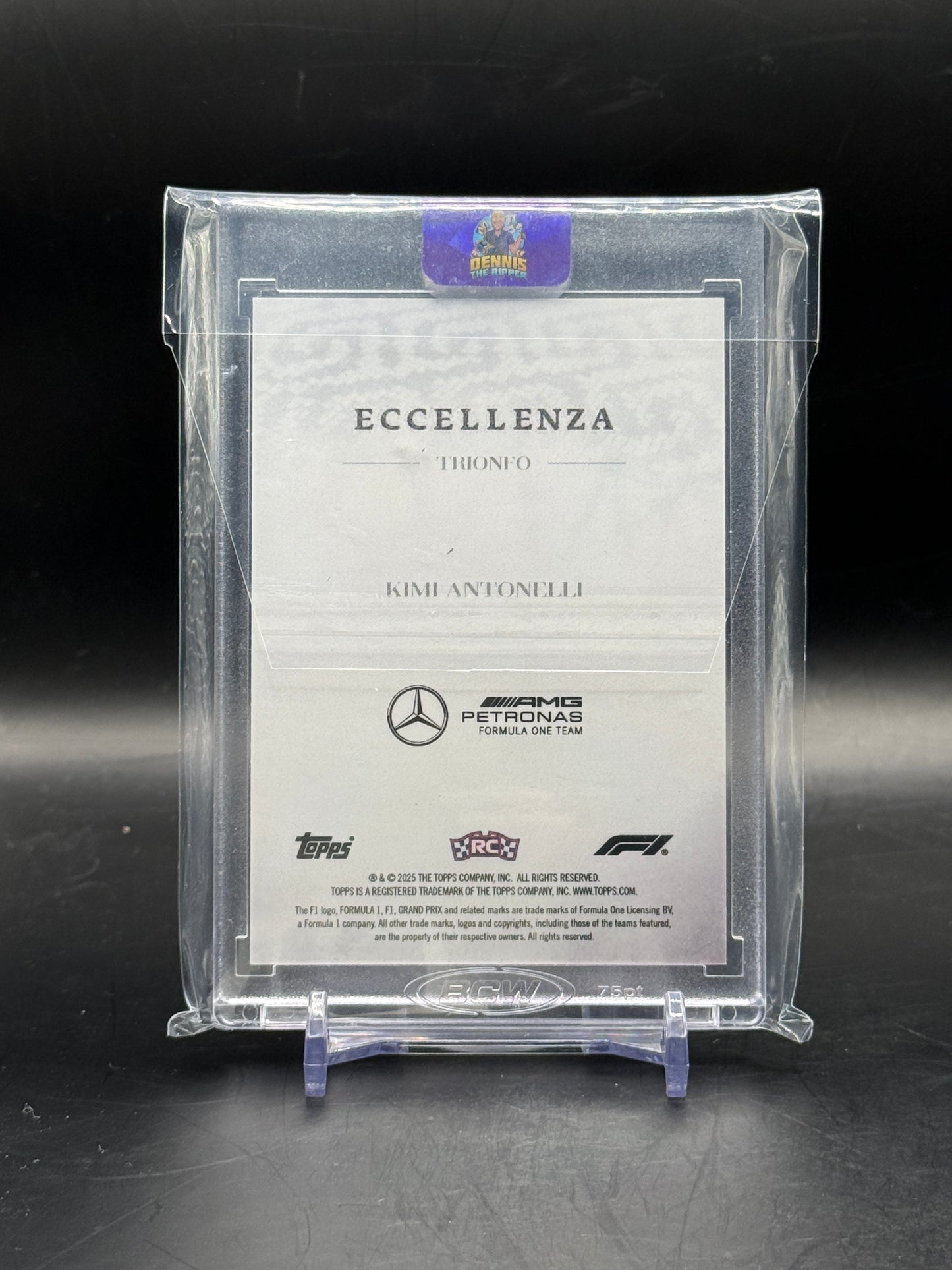2025 Topps Eccellenza F1 Kimi Antonelli 23/50