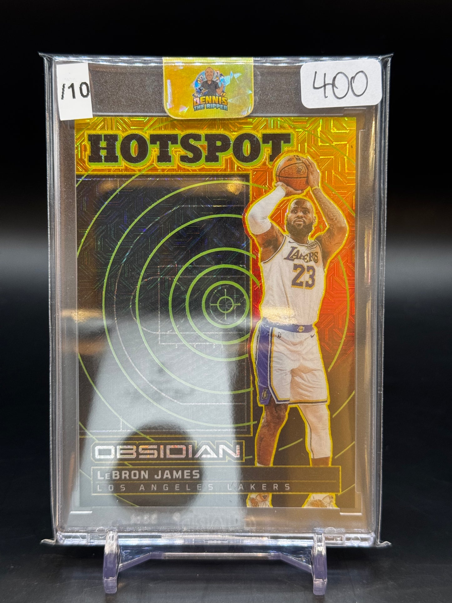 2024/25 Panini Obsidian Lebron James Hotspot Gold /10