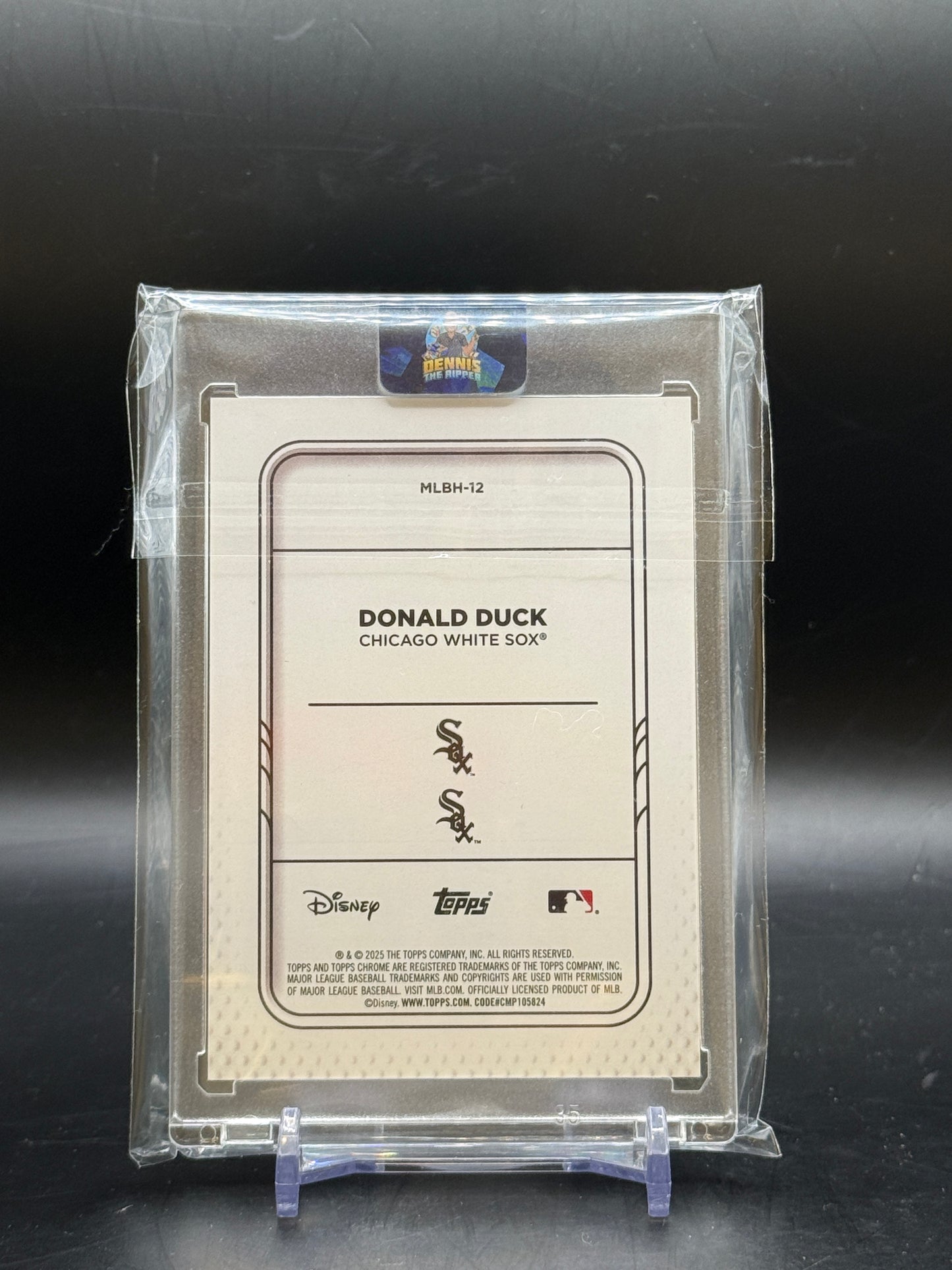 2025 Topps Chrome Disney Donald Duck Chicago White Sox Mickey & Friends MLB Home Jersey