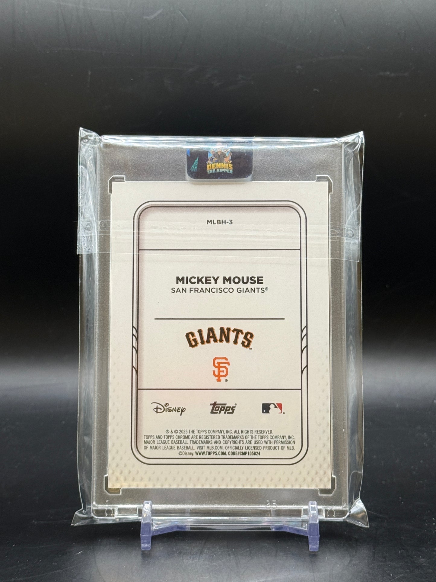 2025 Topps Chrome Disney Mickey Mouse San Francisco Giants Mickey & Friends MLB Home Jersey