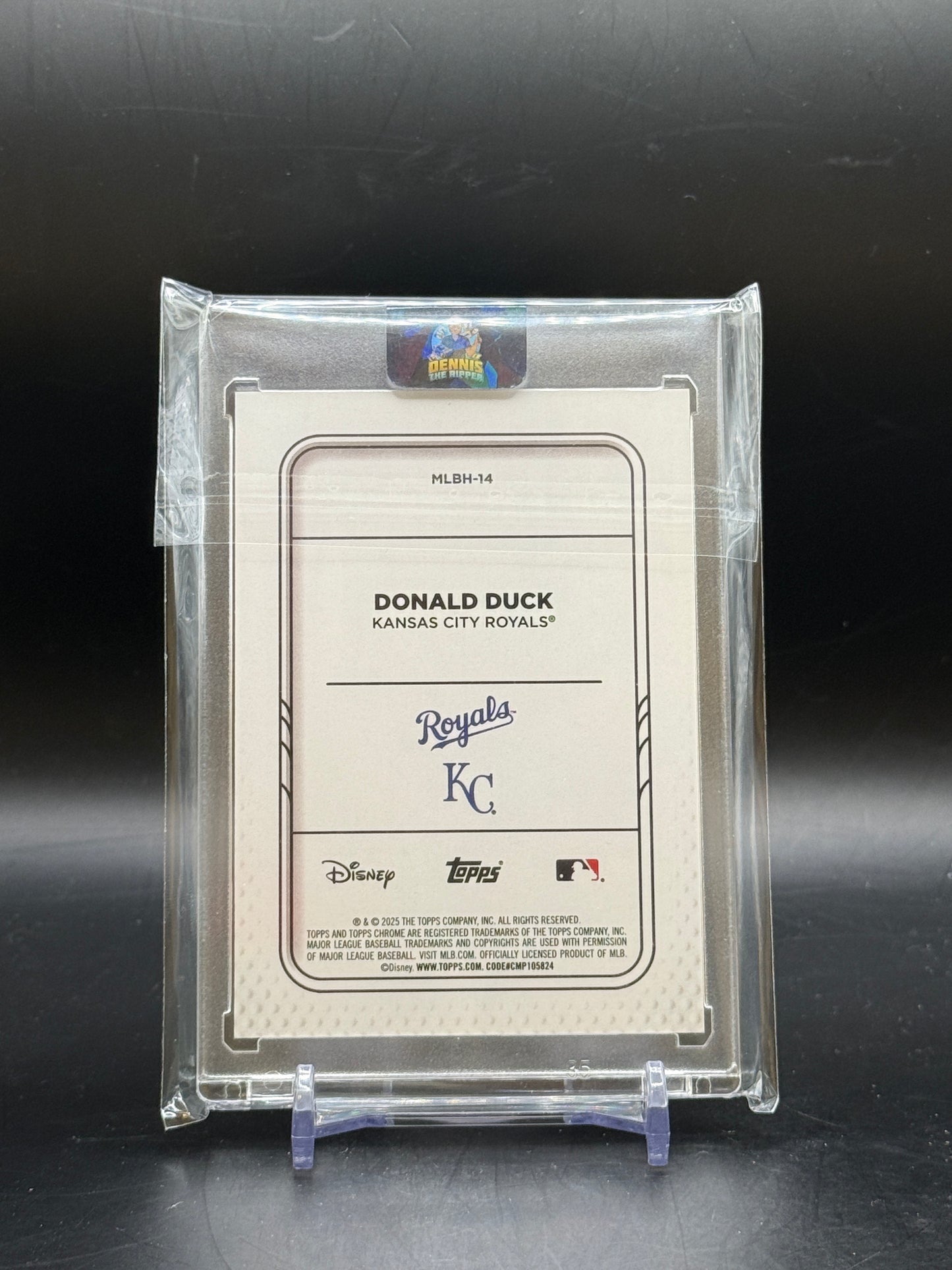 2025 Topps Chrome Disney Donald Duck Kansas City Royals Mickey & Friends MLB Home Jersey