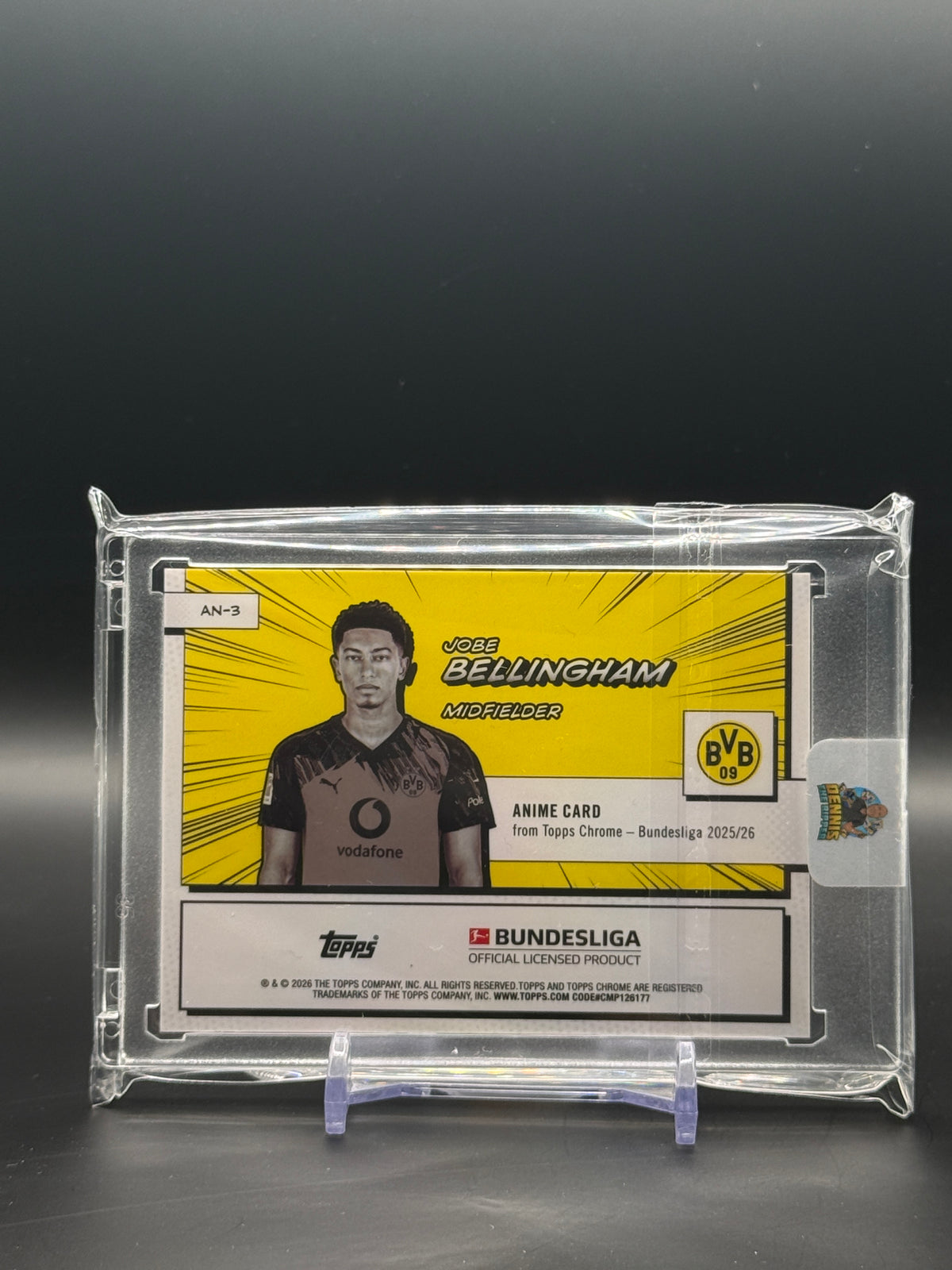 2025-26 Topps Bundesliga Chrome Jobe Bellingham Borussia Dortmund Anime