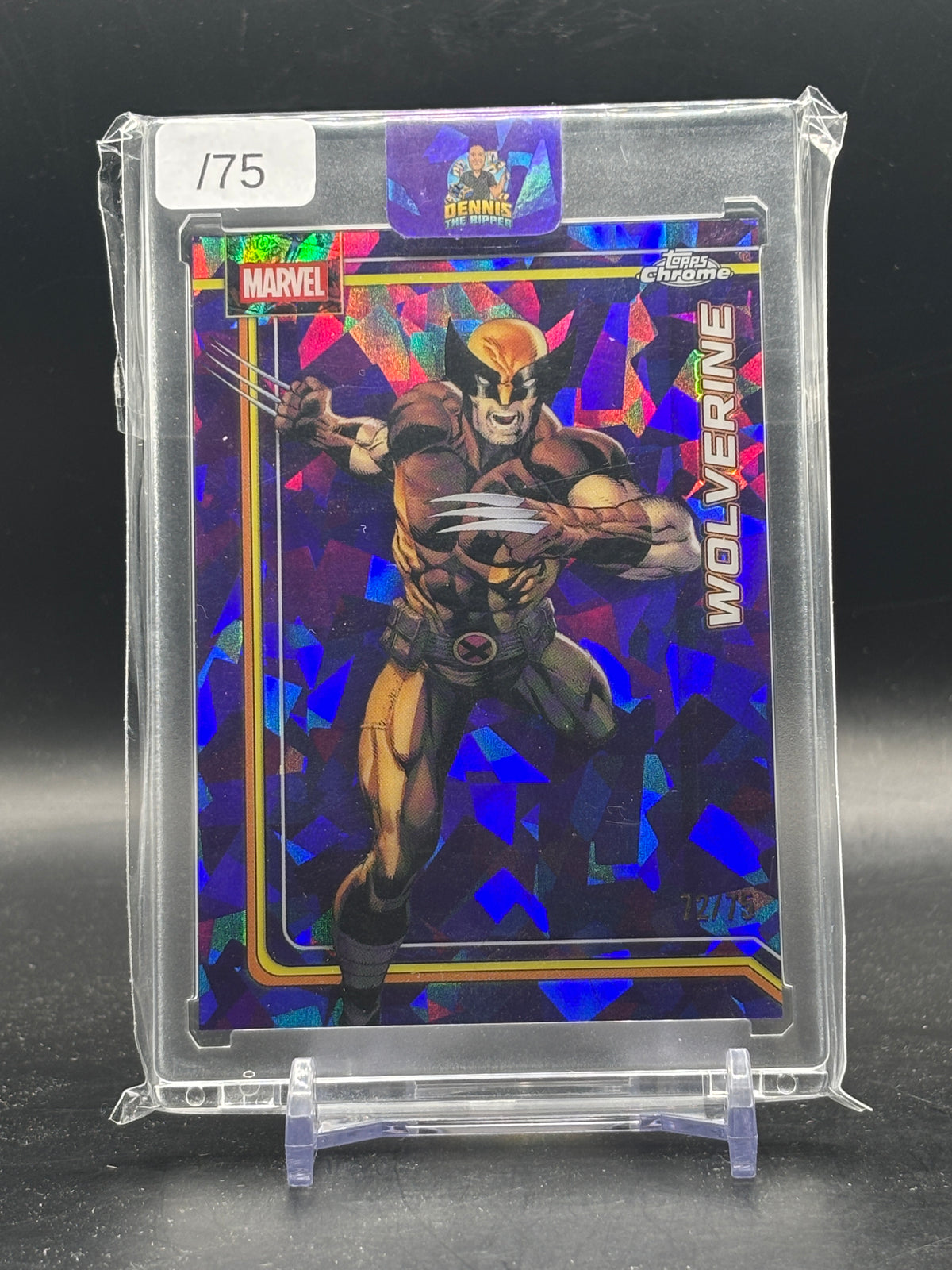 2026 Topps Marvel Comics Sapphire Wolverine Purple 72/75