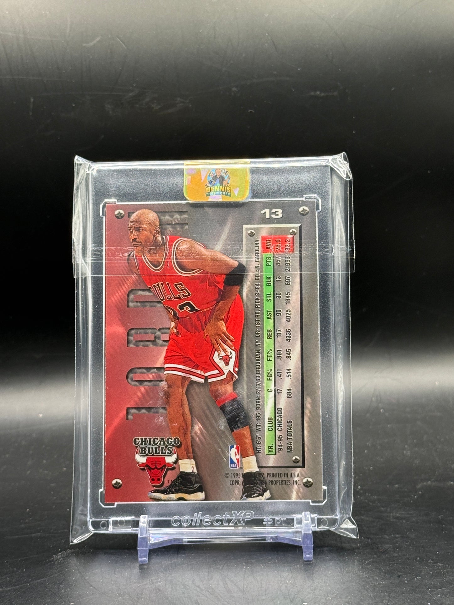 1995-96 Fleer Metal NBA Michael Jordan Chicago Bulls #13