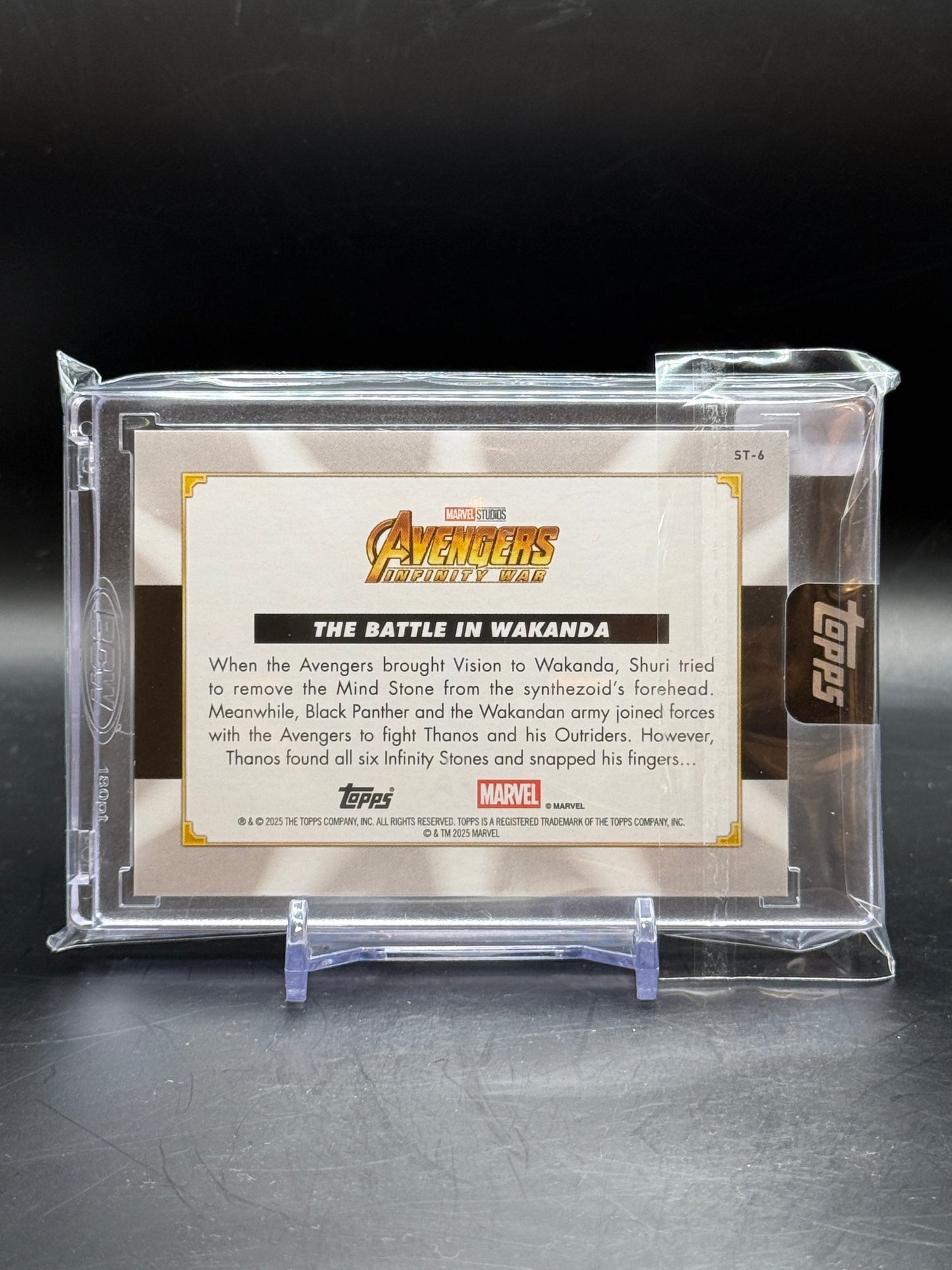 2025 Topps Marvel Studios Show Stoppers Wakanda 4/25