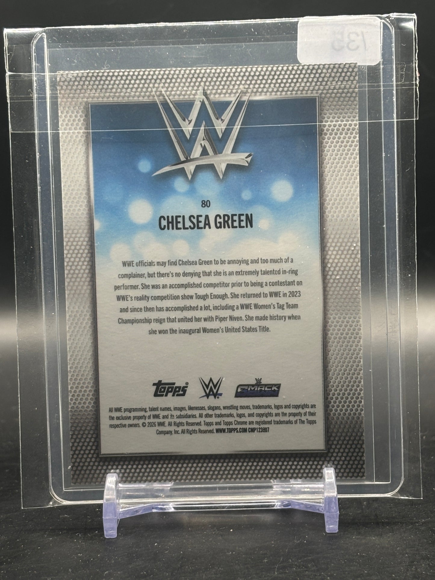 2026 Topps Chrome WWE Chelsea Green Steel Cage 23/37