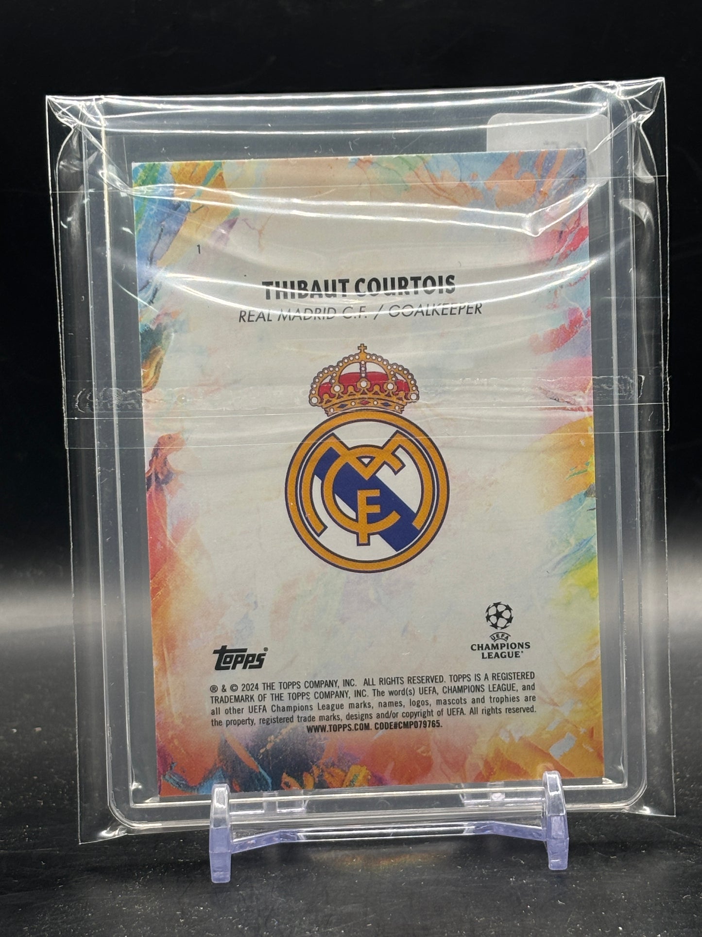 2024-25 Topps Inception UCC Thibaut Courtois Real Madrid C.F First XI 17/25