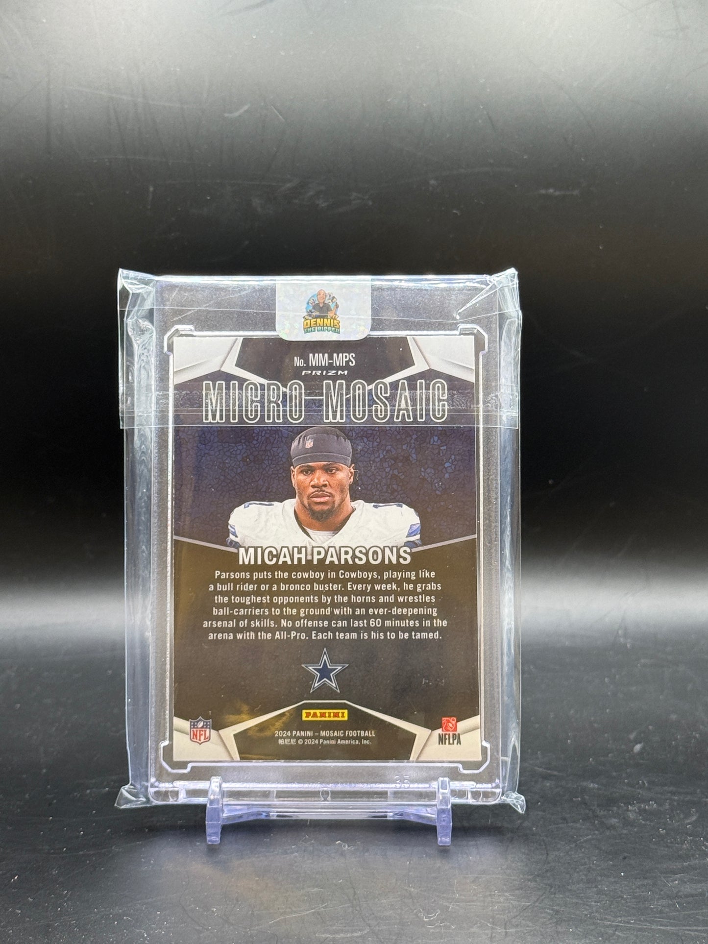 2024 Panini Mosaic NFL Micah Parsons Dallas Cowboys Micro Mosaic
