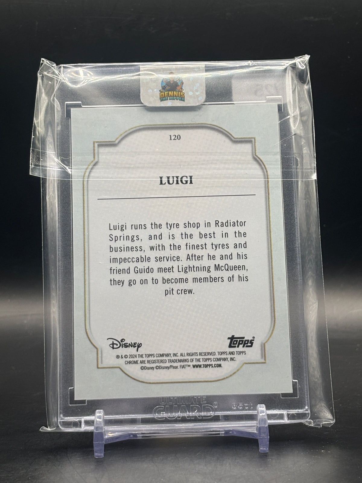 2024 Topps Chrome Disney Luigi Orange 03/25