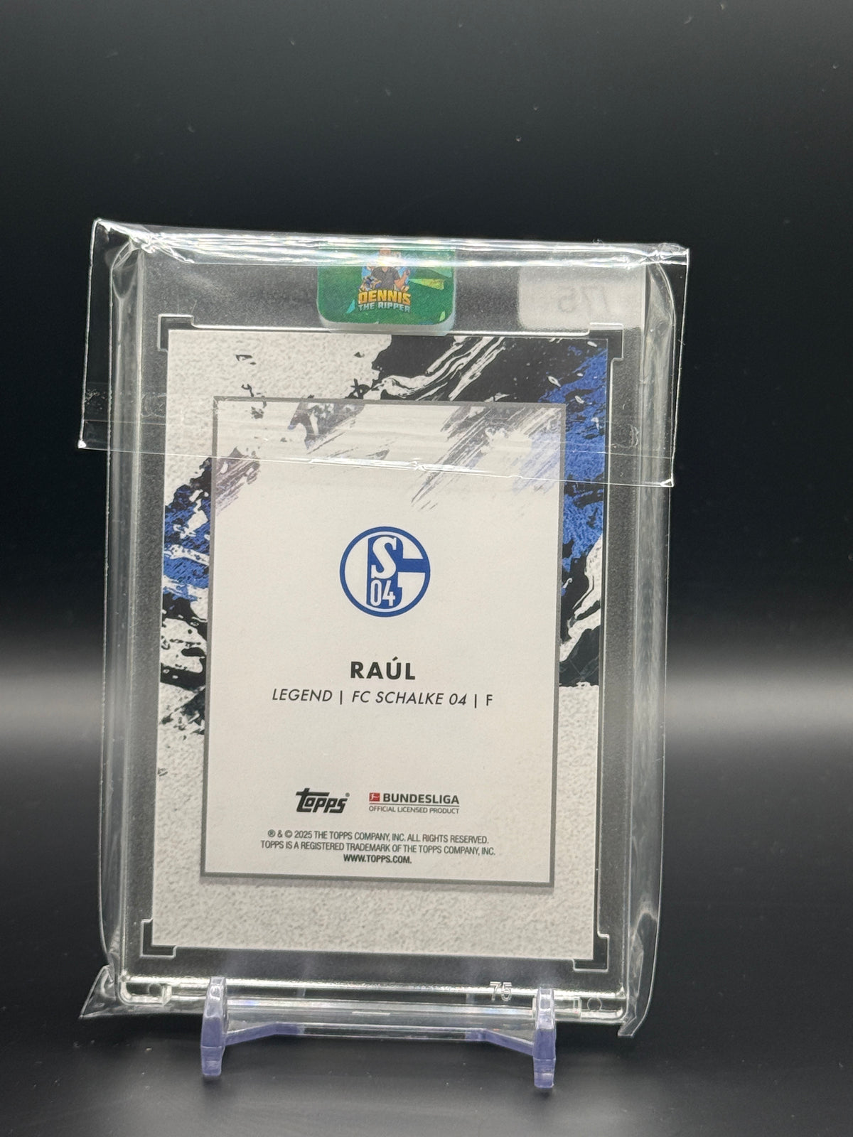 2024-25 Topps Inception Bundesliga Raul FC Schalke 04 Green Auto 44/75