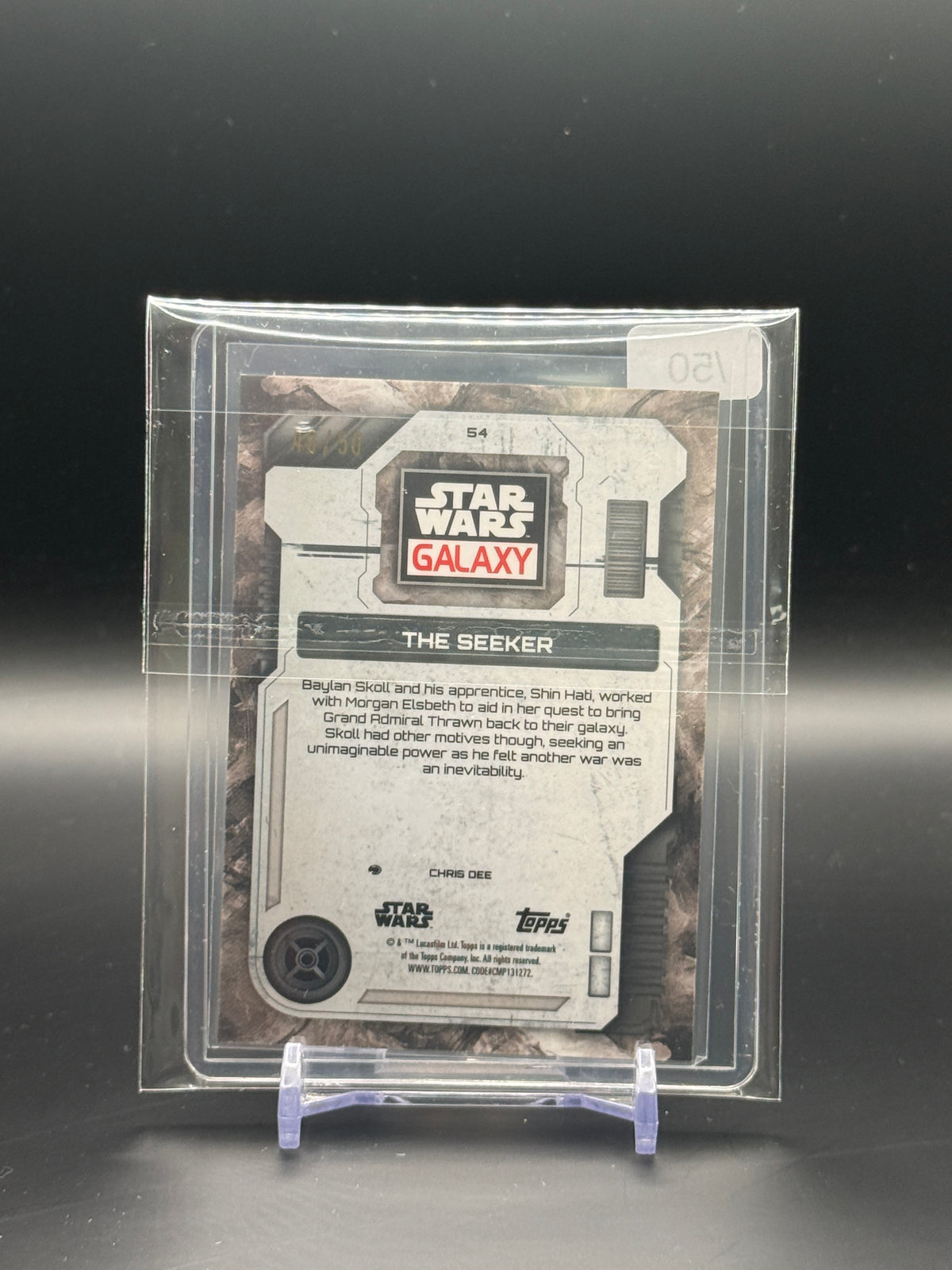 2026 Topps Galaxy Star Wars The Seeker Mojo 49/50
