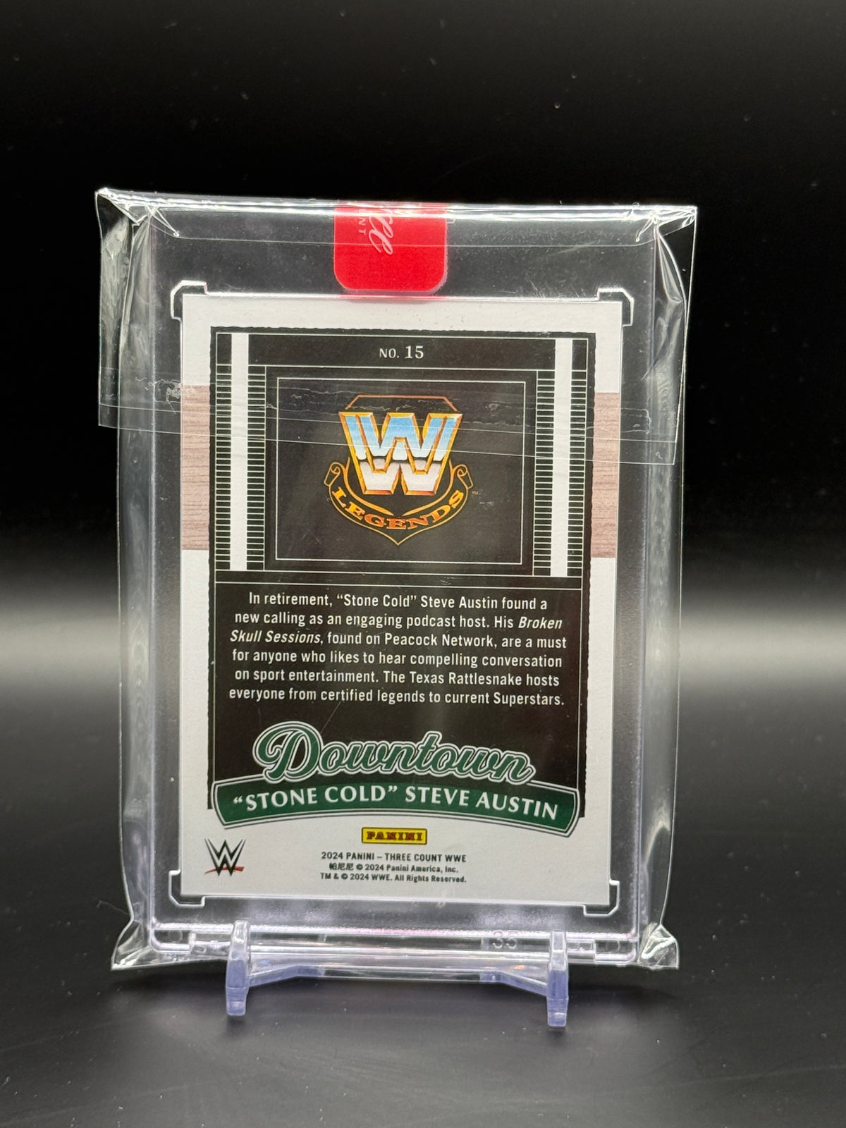 2024 Panini Three Count WWE Stone Cold Steve Austin Downtown
