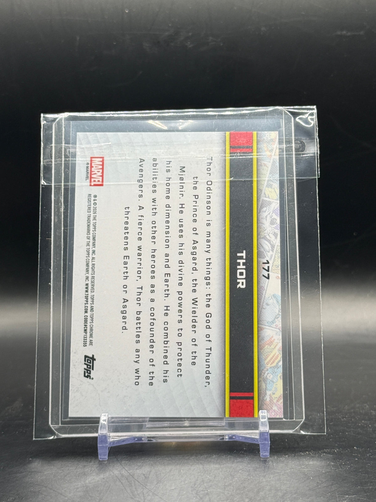 2026 Topps Marvel Chrome Sapphire Thor