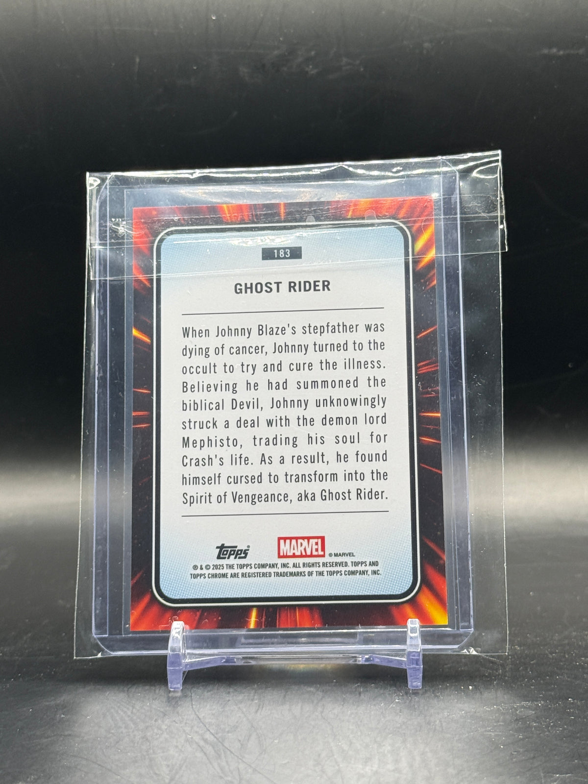 2025 Topps Marvel Chrome Sapphire Ghost Rider