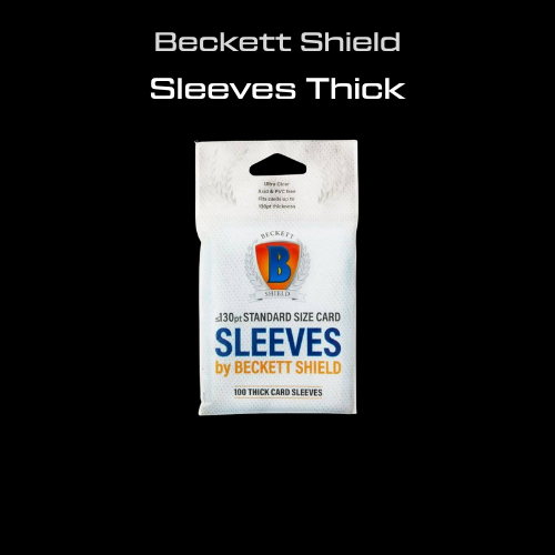 Thick Card Sleeves 130pt Pack of 100 Beckett Shield