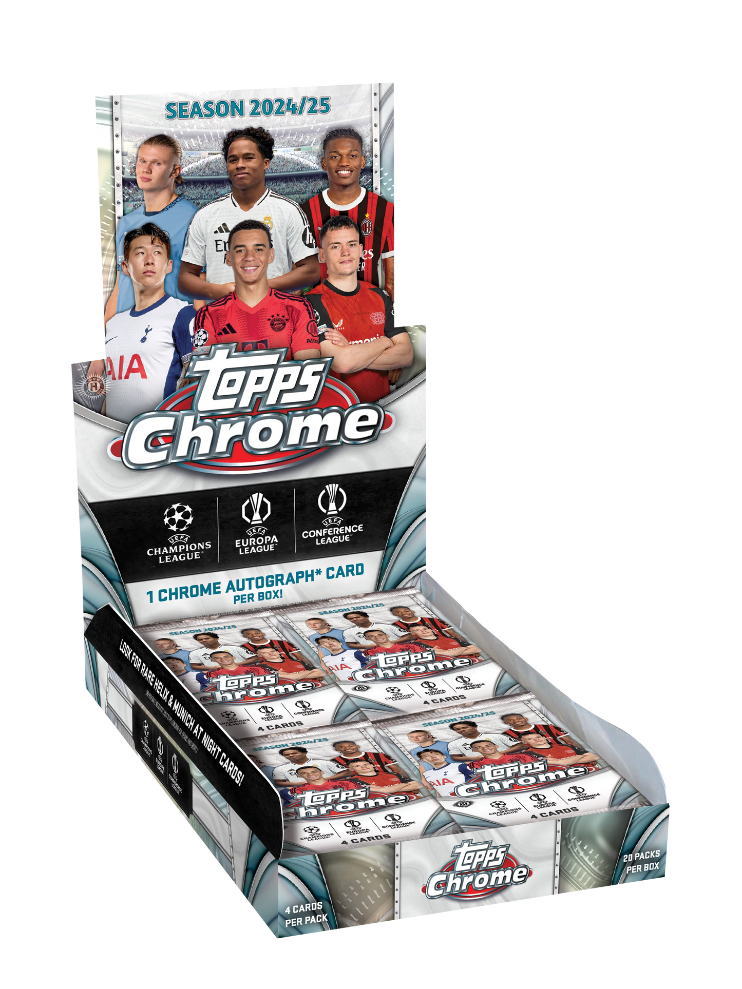 2024/25 Topps Chrome UEFA Club Competitions Hobby Box