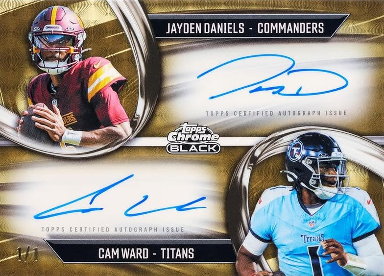 2025 Topps Chrome Black Football Hobby Box