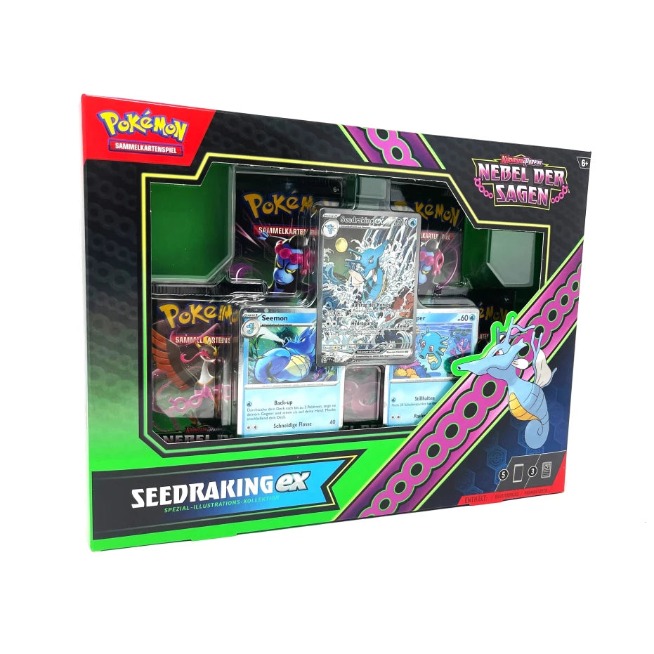 Pokémon KP06.5 Karmesin & Purpur Nebel der Sagen Spezial Kollektion Seedraking (DE)