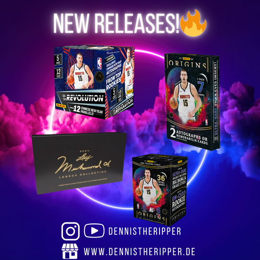 New Releases Leaf Muhammad Ali Legacy Collection, Panini America Origins Basketball Hobby & H2 Box, Revolution Chinese New Year!