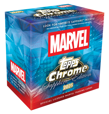 2025 Topps Marvel Chrome Sapphire Hobby Box