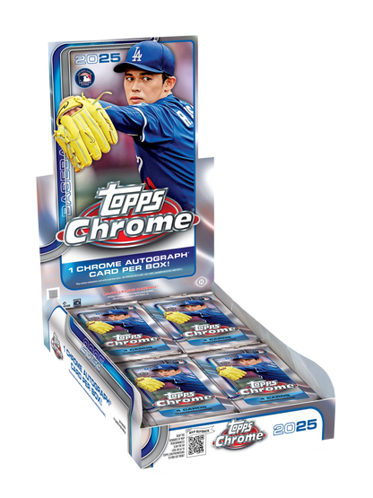 2025 Topps Chrome MLB Baseball Hobby Box