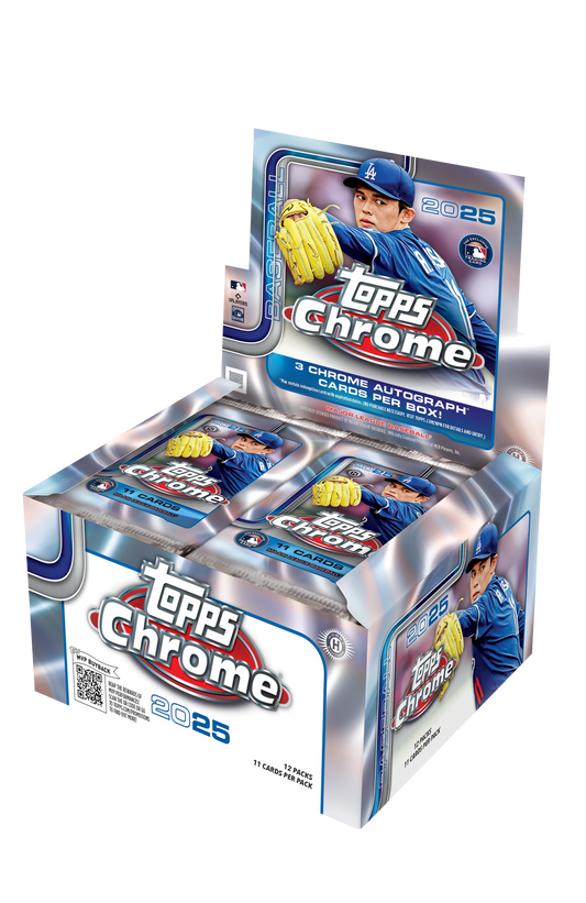 2025 Topps Chrome MLB Baseball Jumbo Hobby Box