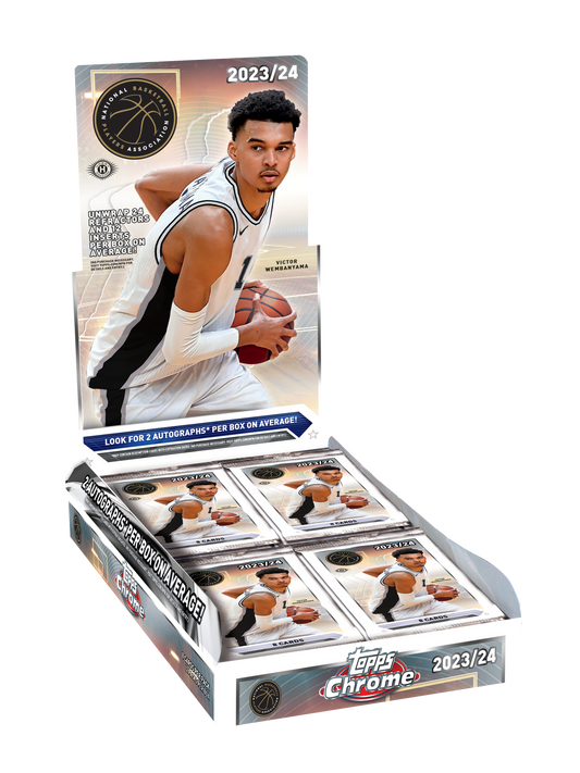2024 Topps Chrome Basketball NBA Hobby Box