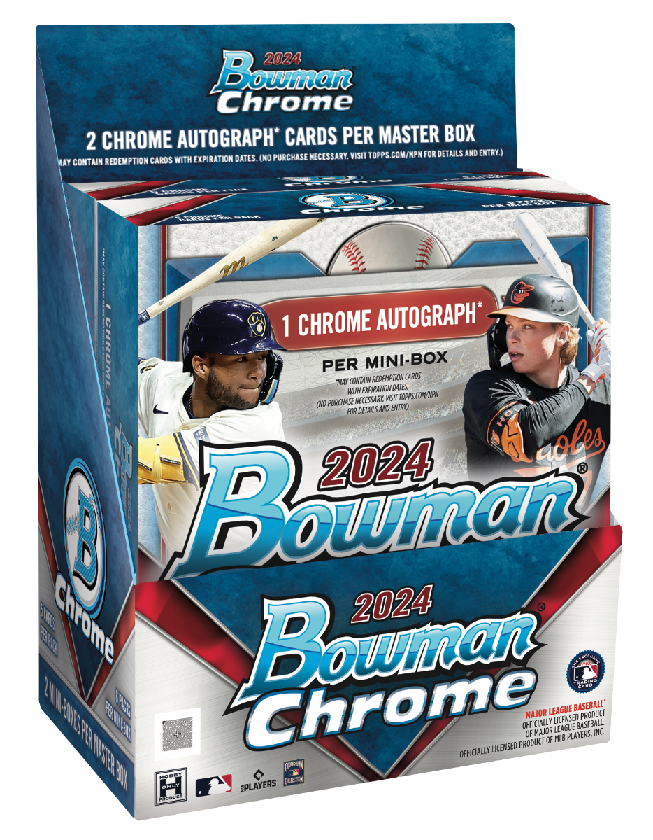 2024 Topps Bowman Chrome Baseball MLB Hobby Box