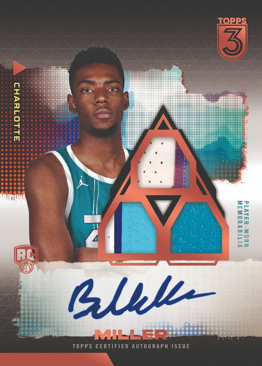 2023-24 Topps Three Basketball Hobby Box