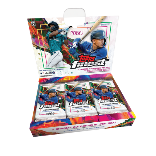 Topps Finest MLB Baseball 2024 Hobby Box