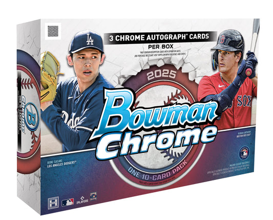 2025 Topps Bowman Chrome MLB Baseball Breakers Delight Hobby Box